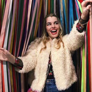 Cabi Furry Furry Jacket Size Medium